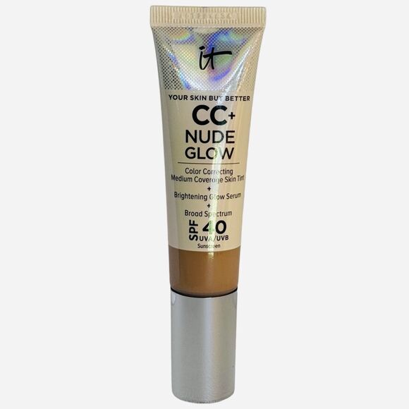 It Cosmetics CC+ Nude Glow Medium Coverage Skin Tint SPF40 NEUTRAL MEDIUM 1.08oz - Picture 3 of 9